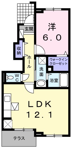 ジュネス オーブの間取り
