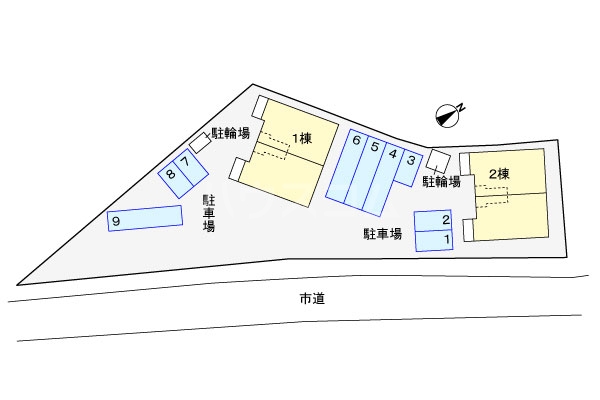2/8 駐車場