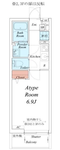 リブリ・厚木旭町Ⅱの間取り