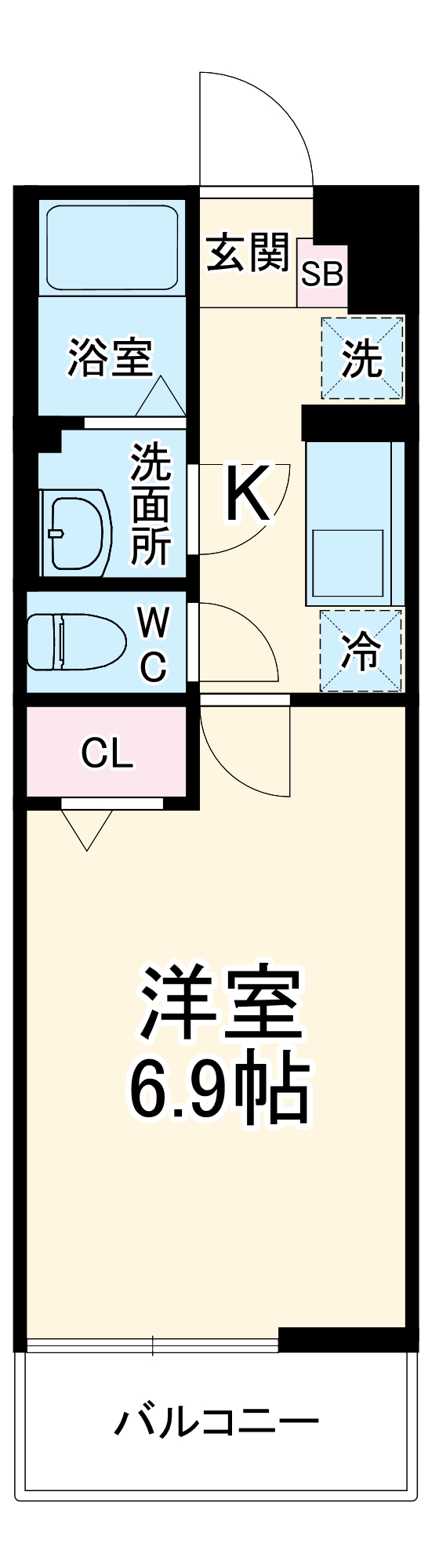 リブリ・厚木旭町Ⅱの間取り