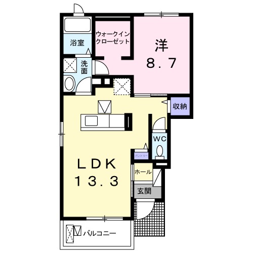 チャムハウスの間取り