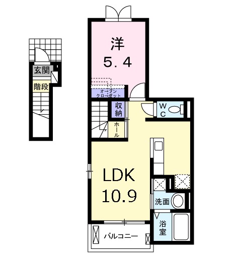サニーハウスの間取り