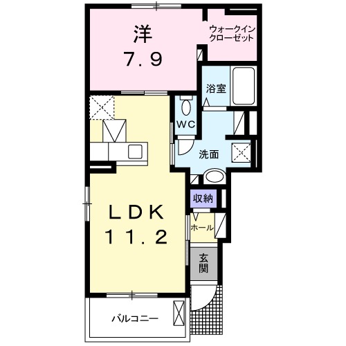 ラディアⅢの間取り