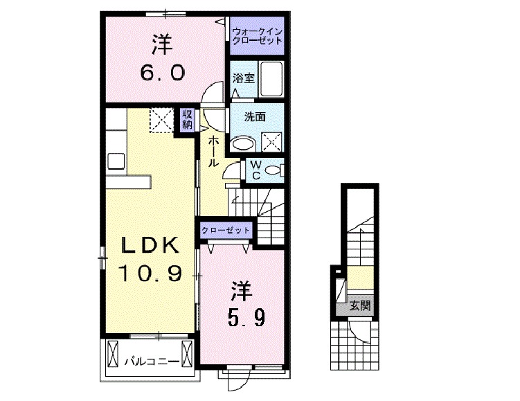 リバティ 11の間取り