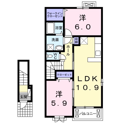 メゾン プラシードの間取り