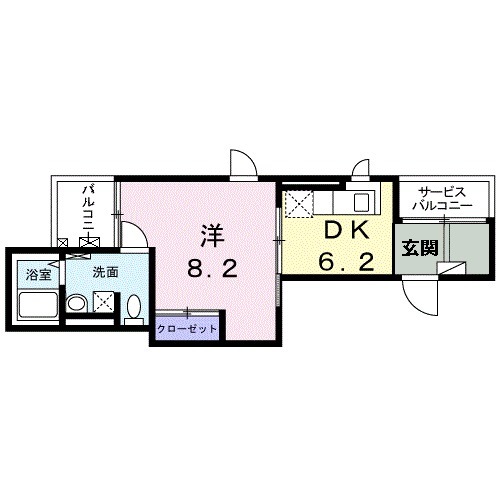 グランコーナ高崎の間取り