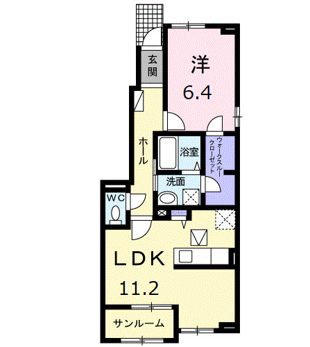 カーサ ヴィヴァーチェの間取り