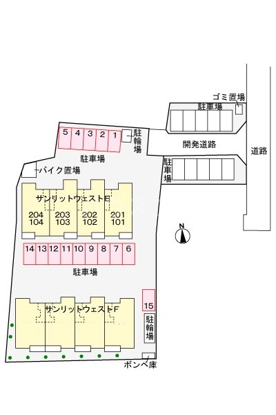 4/10 駐車場