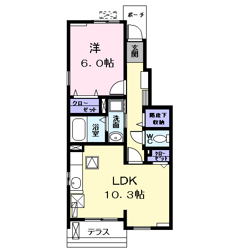 プラシード Ⅱの間取り