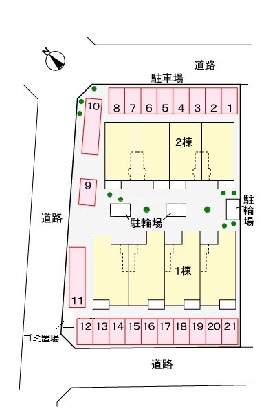 2/7 駐車場