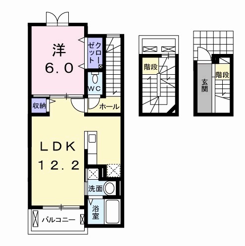 ジョニーズ　ガーデンの間取り