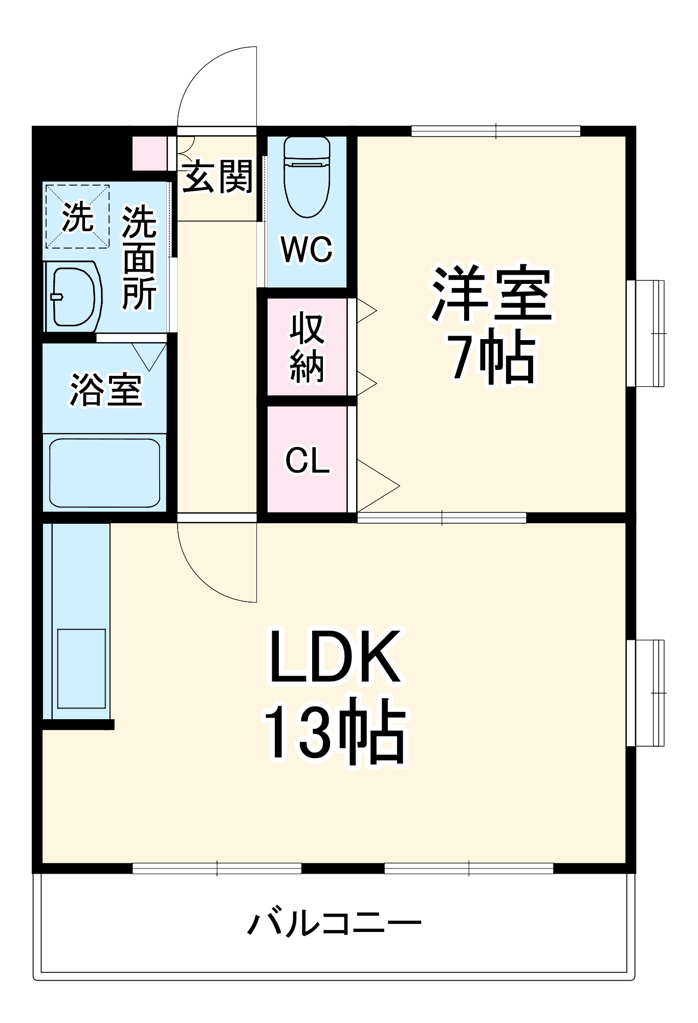 ラ・セフィーロⅦの間取り