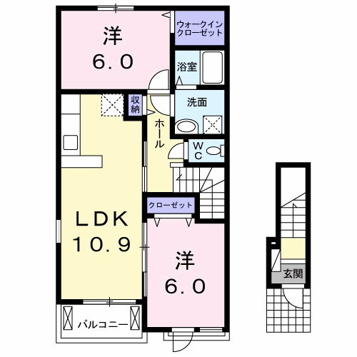 ブリッサAの間取り
