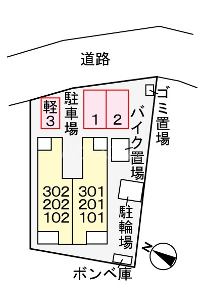 16/28 駐車場