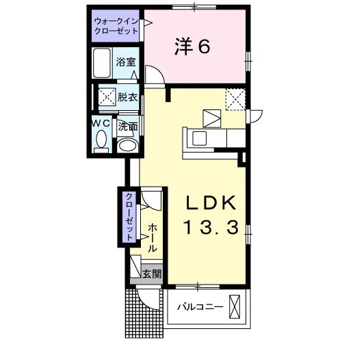 サンライズ トキワⅡの間取り