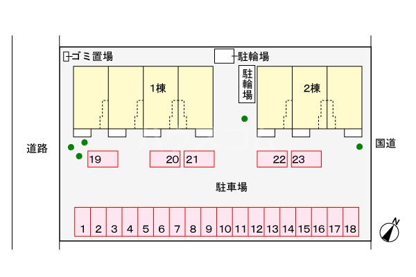 2/8 駐車場