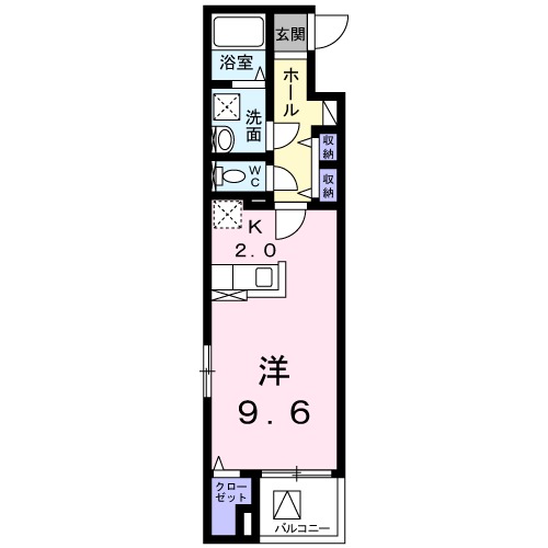 白子リバーハイツの間取り