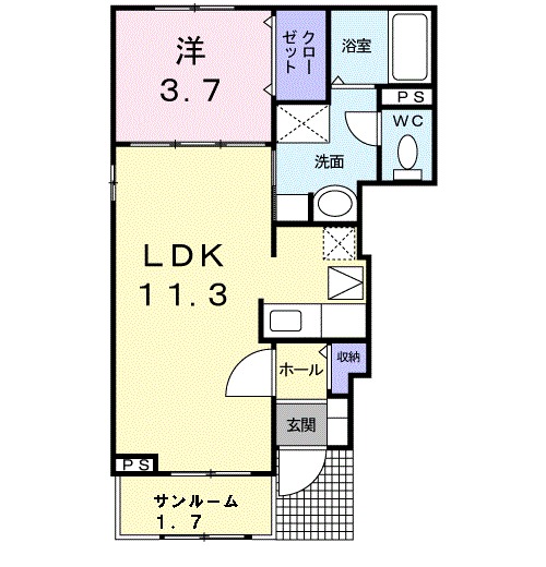 スターリースカイの間取り