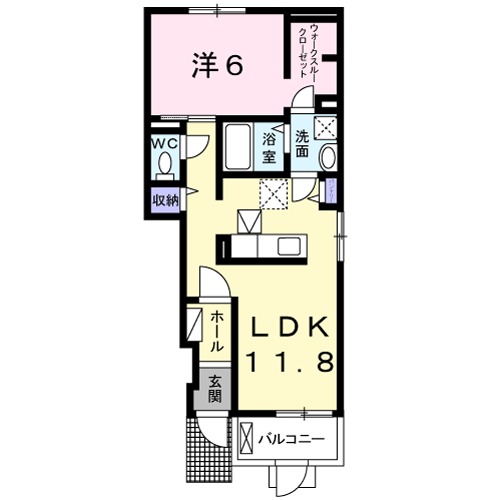 リヴェール deuxの間取り