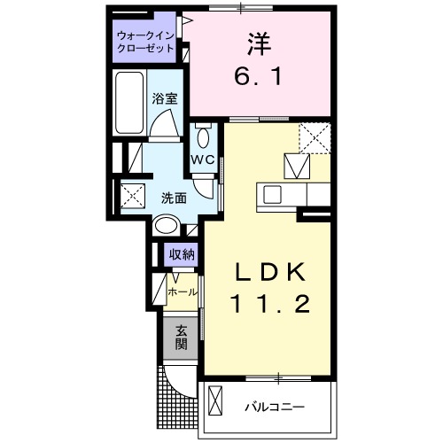 パールNIRAGAWA Ⅰの間取り