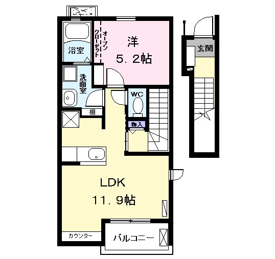 Viola(ビオラ)の間取り
