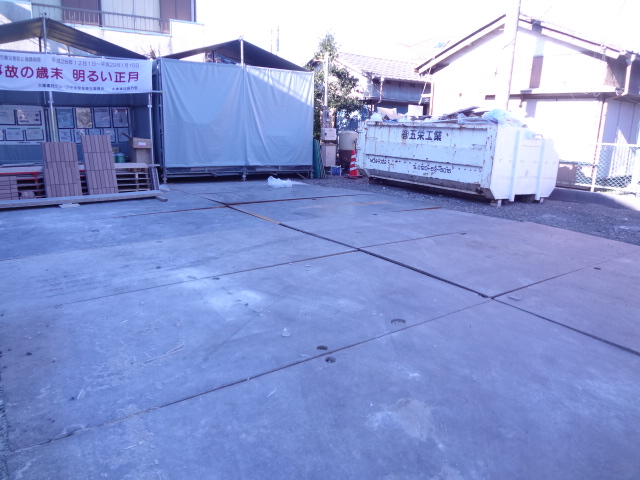3/13 駐車場
