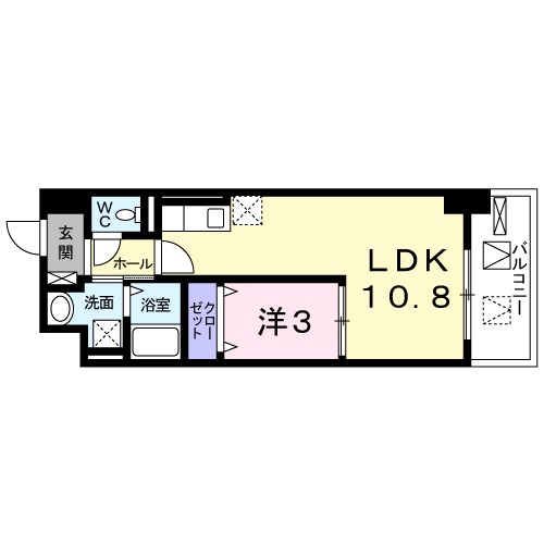 ゴールインの間取り