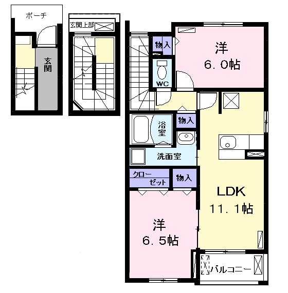 ブリッサの間取り