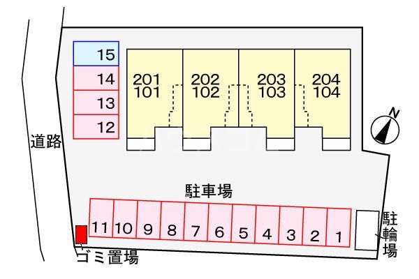 2/8 駐車場