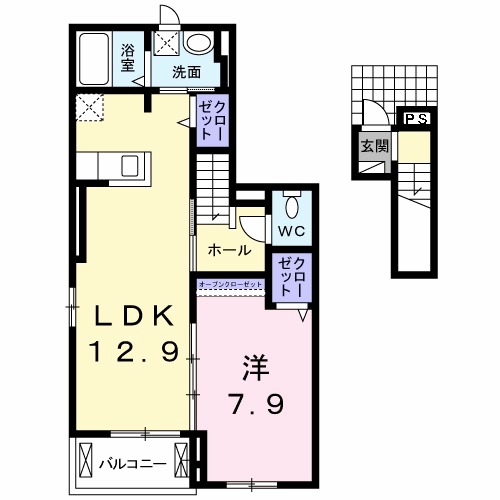 オルタンシアⅡの間取り