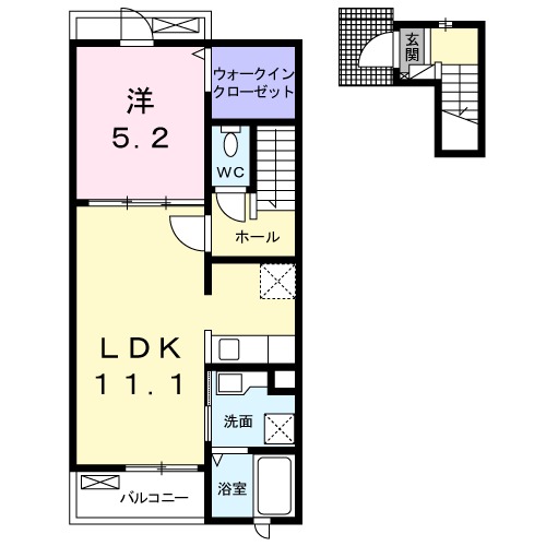 ニュークレストヒルズ Ⅱの間取り