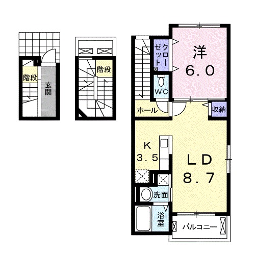 オランジュリーの間取り