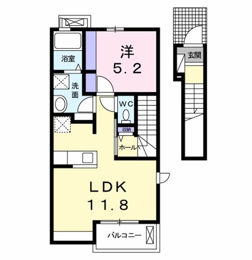 フラメゾンの間取り