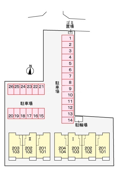 2/12 駐車場