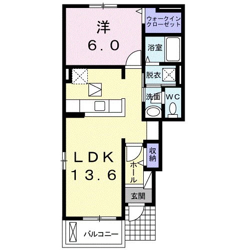 LADYBIRDの間取り