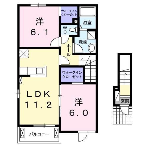 ライフエリートⅠの間取り