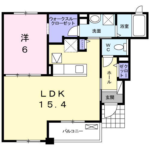 アルビレオの間取り