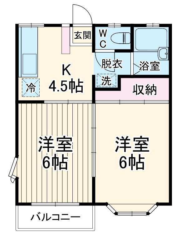 シャルマン元町の間取り