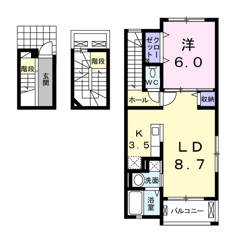 グリーシースプーンの間取り