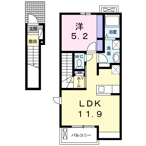 アリエッタⅢの間取り