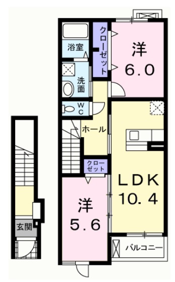 リリーガーデンの間取り