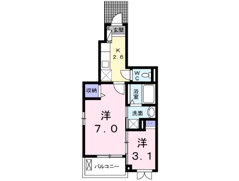 ソラホームBの間取り