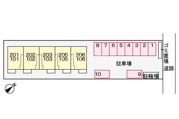22/28 駐車場