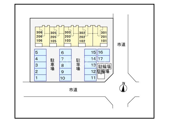 2/8 駐車場