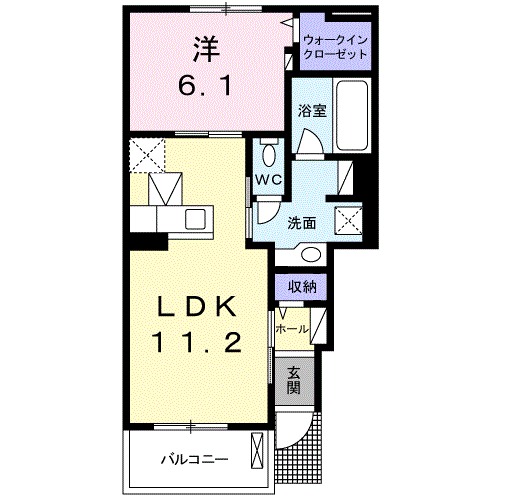 ブリーゼT2の間取り