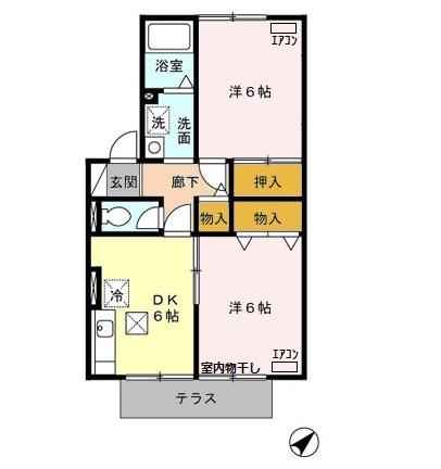 サンクス浅羽野の間取り