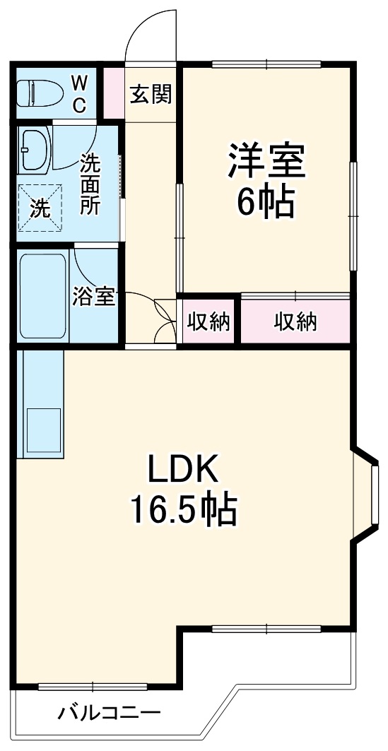 第6田畑ハイツの間取り