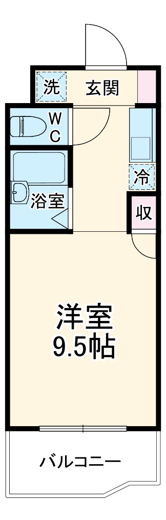 アップル第３マンションの間取り