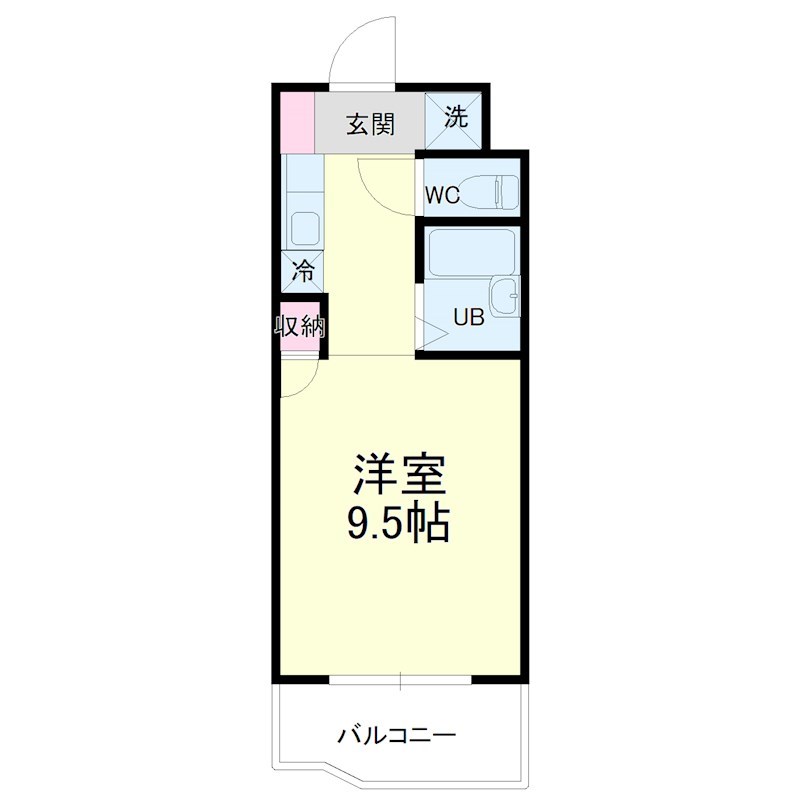 アップル第3マンションの間取り