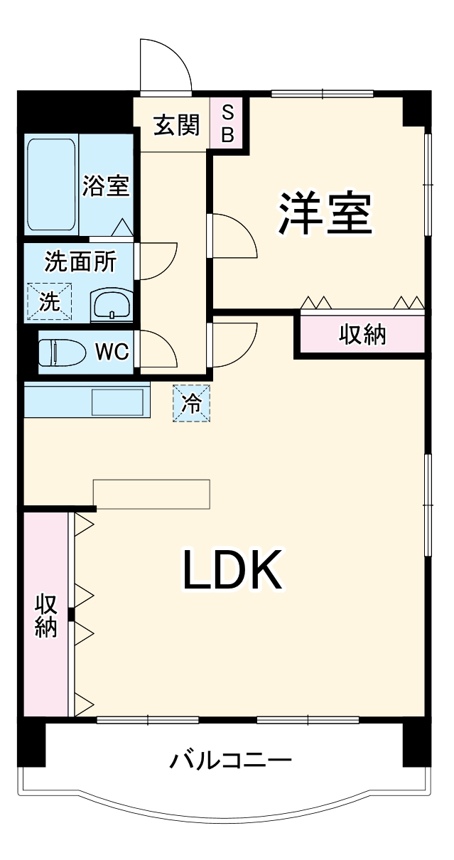 クレール浜松Ⅰの間取り